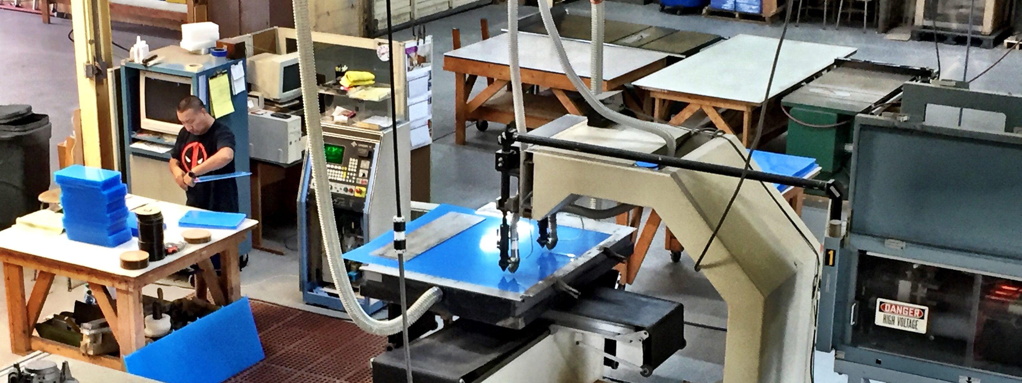 Laser cutting acrylic for high volume parts