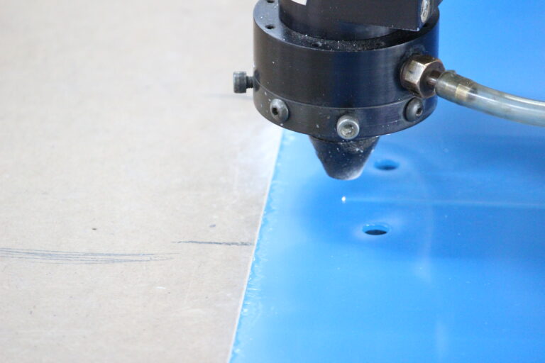 Laser cutting acrylic poster frames